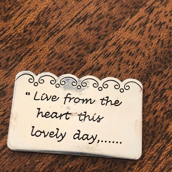 NWT Brighton HEART NOTES inspirational note and envelope necklace - Picture 6 of 14